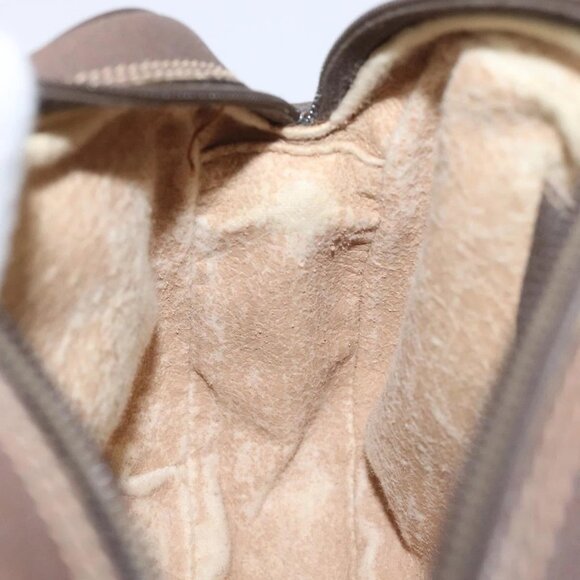 GUCCI GG Supreme Web Sherry Line Shoulder Bag PVC Beige 156 02 066 Auth BD958 - Picture 11 of 16